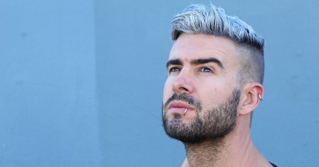 Man with Side Styled Textured Top hairstyle